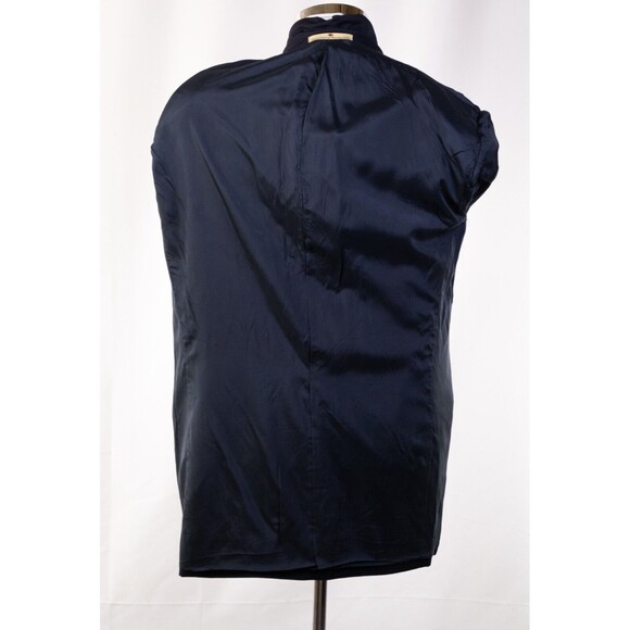 Joseph Abboud Mens Sz 42L 100% All Wool Super 100s Blue Blazer Sport Coat Jacket - Picture 10 of 12